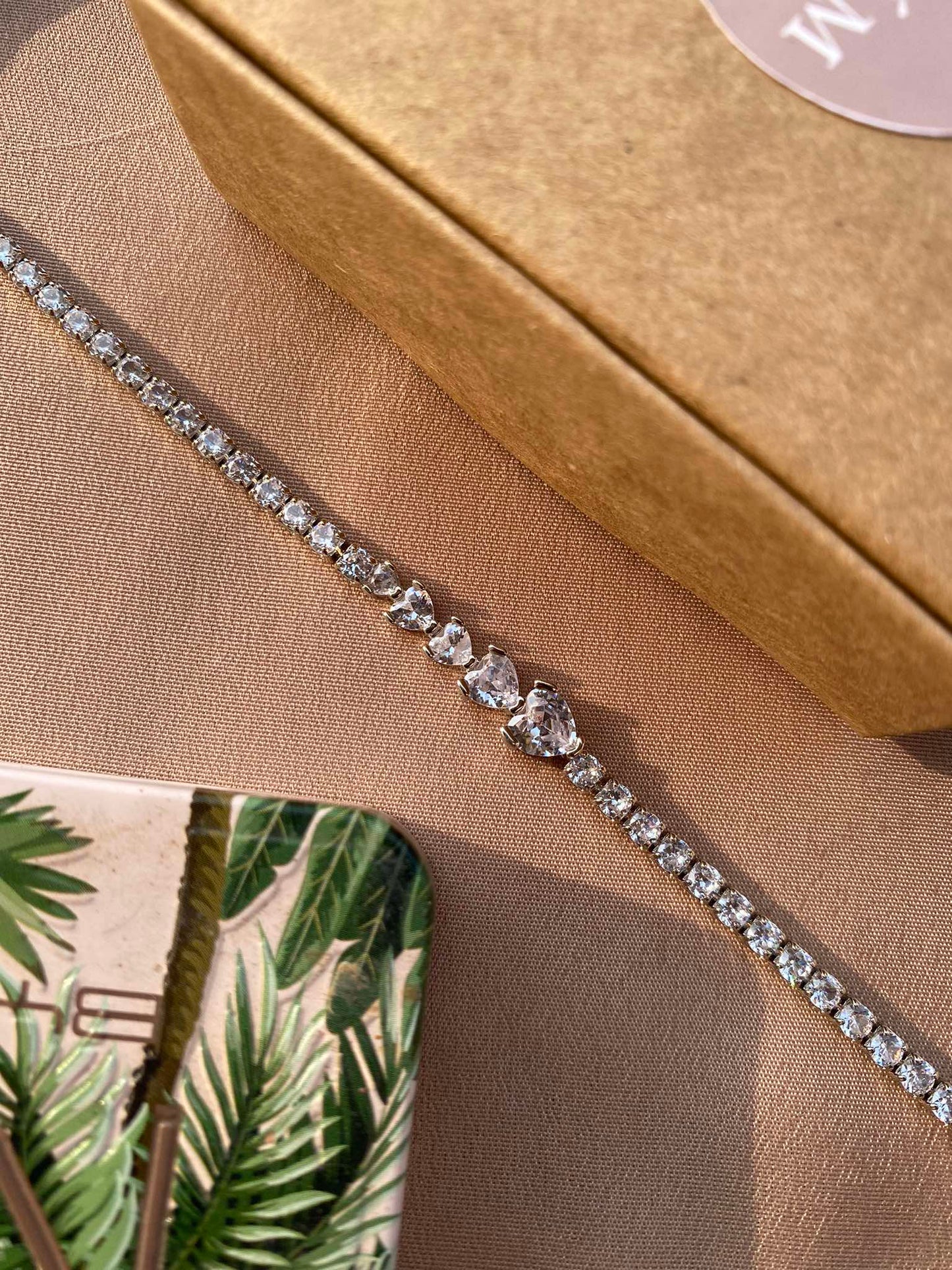 Luxe silver cubic zirconia bracelet